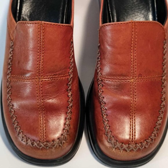 Dansko 'Madigan' leather clog, size 8, Euro 38, Cognac - Picture 2 of 5